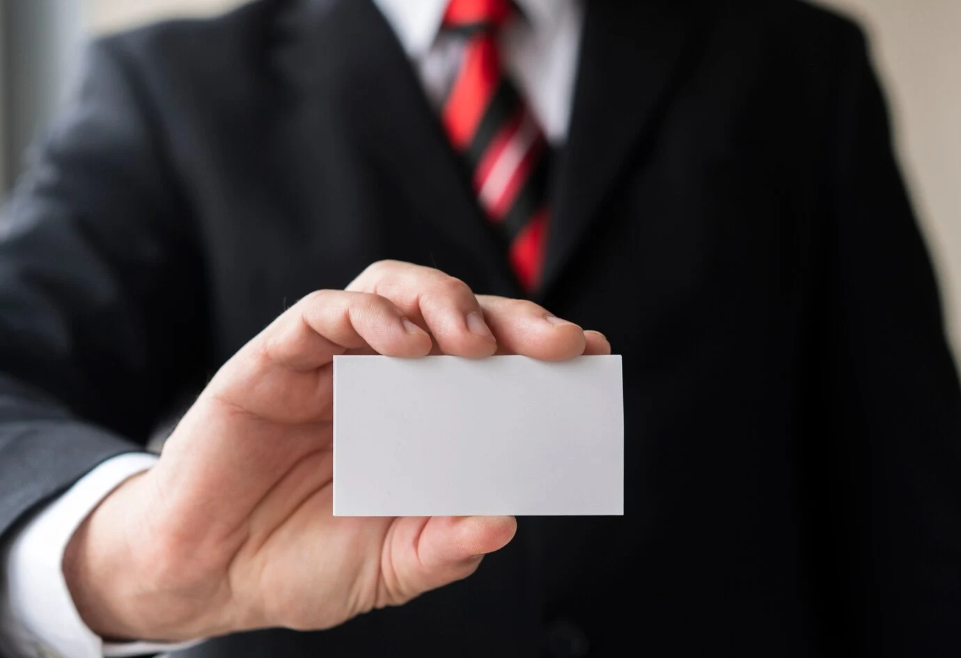 corporate man holding blank business card 23 2148377725